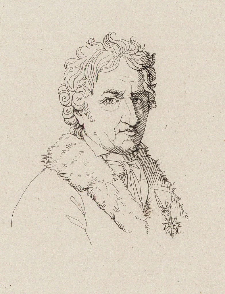 Studio per il ritratto del compositore Pierre - Alexandre Monsigny